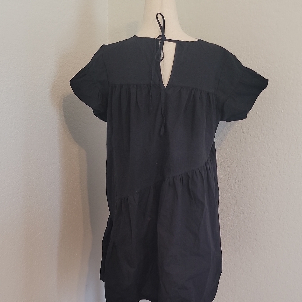 Who What Wear Black Midi Dress - Picture 3 of 3